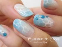 wedding photo - Animal Print In Blue Ombre 