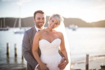 wedding photo - Relaxed Ocean Side Wedding - Polka Dot Bride