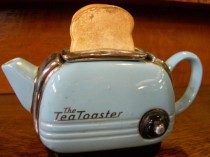 wedding photo - Vintage Teapot Toaster 