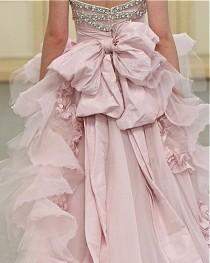 wedding photo - Pink wedding dress designed by Zuhair Murad