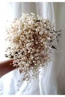 wedding photo - Pearl Bouquet. Gorgeous. 