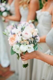 wedding photo - Rose Peony Ranunculus And Astilbe Bouquet