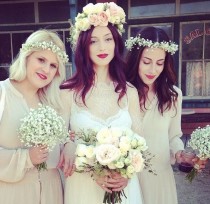 wedding photo -  Wedding Hair Flower Crown 