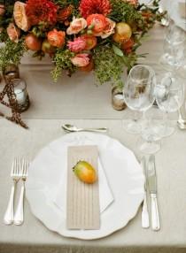 wedding photo - Fall Entertaining Table 