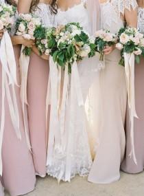 wedding photo - Лиловые Платья Для Подружек Невесты