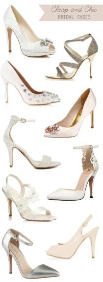 wedding photo - Cheap And Chic - Bridal Shoes On A Budget