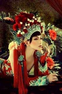 wedding photo - Chinese Opera Headdress 
