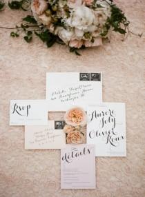 wedding photo - Invitations et des éléments de papier