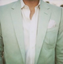 wedding photo - Mint Anzug