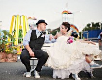 wedding photo - Step Right Up für eine Zirkus und Karneval Extravaganza