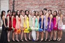 wedding photo - Rainbow Wedding Colors .. 