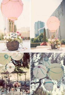 wedding photo - Hot Air Balloon Wedding Decor! 