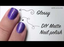 wedding photo - DIY how to make matte nail polish