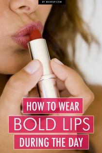 wedding photo - Bold Lips: How to Wear During the Day