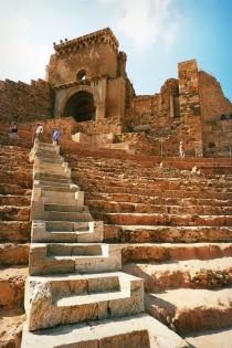 wedding photo - Das römische Theater von Cartagena, Spanien!