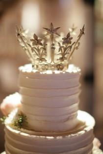 wedding photo - Crown Cake Topper 