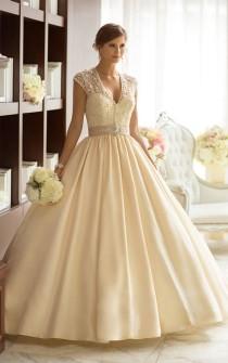 wedding photo - Wedding Dresses With Stylish Straps 2014 – Essence Australia
