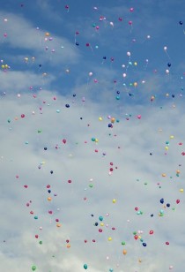 wedding photo - Luftballons