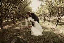 wedding photo - La photo de mariage dans les arbres