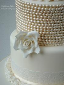 wedding photo - Perle gâteau Glam