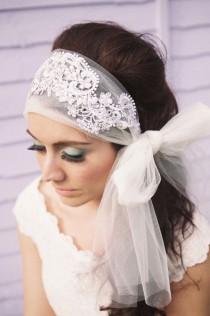 wedding photo - Lace Headwrap 