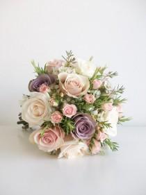 wedding photo - Dezente Pastell Blumenstrauß