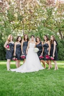 wedding photo - Подружки Невесты В Серый 