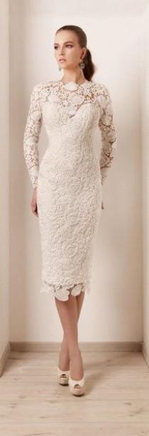wedding photo - Рами Кади ~ Белое Кружевное Платье - Мода 