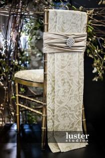 wedding photo - Chivari Chair Bling 