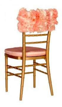 wedding photo - Wildflower Linen - CHAIR COVERS 