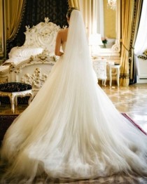 wedding photo - Cathedral Veil...beautiful 