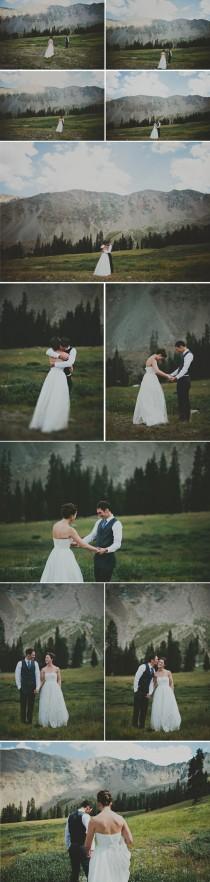 wedding photo - Le paysage est incroyable.