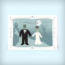 wedding photo - Mr Frankenstein  Wedding Invite 