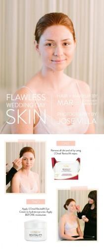 wedding photo - Wedding Day Skin Tips From TEAM Hair And Makeup