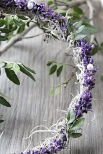 wedding photo - Lavender Wreath       ᘡղbᘠ 