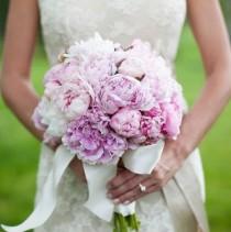wedding photo - Beautiful lavender bouquet for the beautiful bride