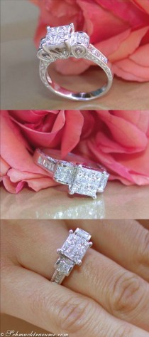 wedding photo -  Pretty Antique Style Diamond Ring