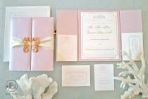 wedding photo - Invitations Tropical et papeterie