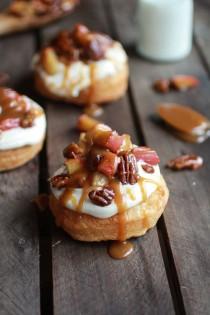 wedding photo - Apple Pecan Pie Cronuts With Apple Cider Caramel Drizzle