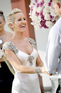 wedding photo - Manches courtes / Cap manches / Off The Inspiration manches d'épaule de mariage de robe