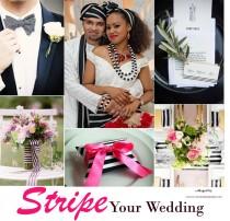 wedding photo - Stripes In Wedding Inspiration