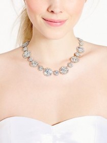 wedding photo - Crystal Gardens Collar Necklace