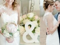 wedding photo - Dreamy Blush and Neutral South African Wedding - Louise Vorster Photography