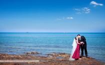 wedding photo - قبلة على البحر