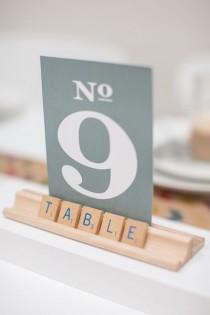 wedding photo - Table Numbers 