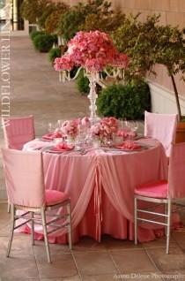 wedding photo - Pink Table 