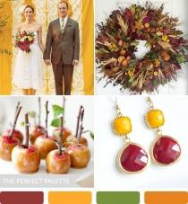 wedding photo - 5 Fabuleux automne Palettes de couleurs!