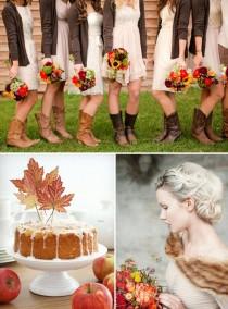 wedding photo - Festive Fall Colors