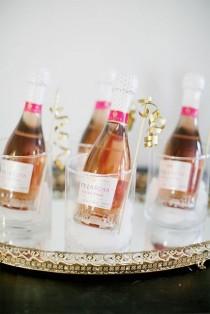 wedding photo - Mini Bottles. Yes! 