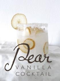 wedding photo - Pear-vanilla Cocktail 